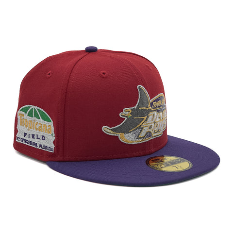 NEW ERA X FRESH RAGS 59FIFTY TAMPA BAY DEVIL RAYS 25 SEASONS SIDE PATCH