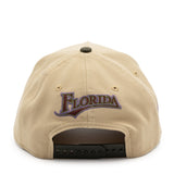 FRESH RAGS X NEW ERA Florida Marlins 100th World Series SIDE PATCH - Vegas Gold 9FORTY AFRAME SNAPBACK