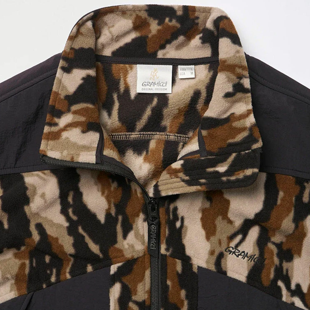Gramicci Thermal Fleece Vest - Bark Camo