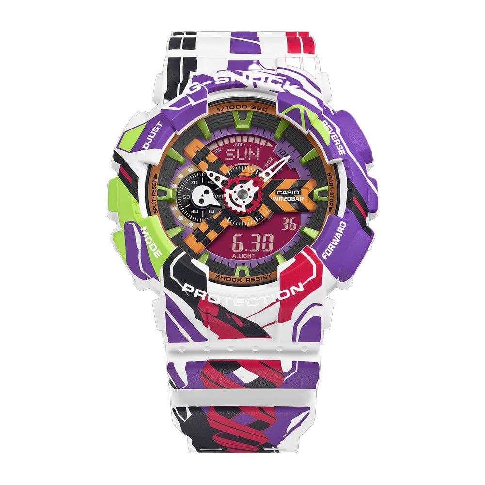 EVANGELION 30th Anniversary X G-Shock 110 Series "Analog Digital" Multi Color