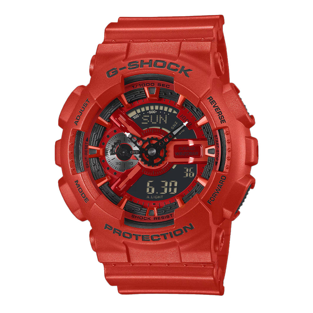 G-Shock 110 Series "Analog Digital" Red Series