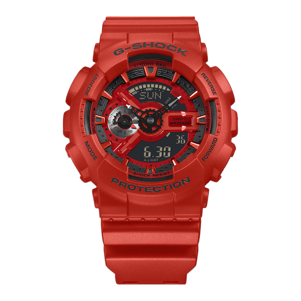 G-Shock 110 Series "Analog Digital" Red Series