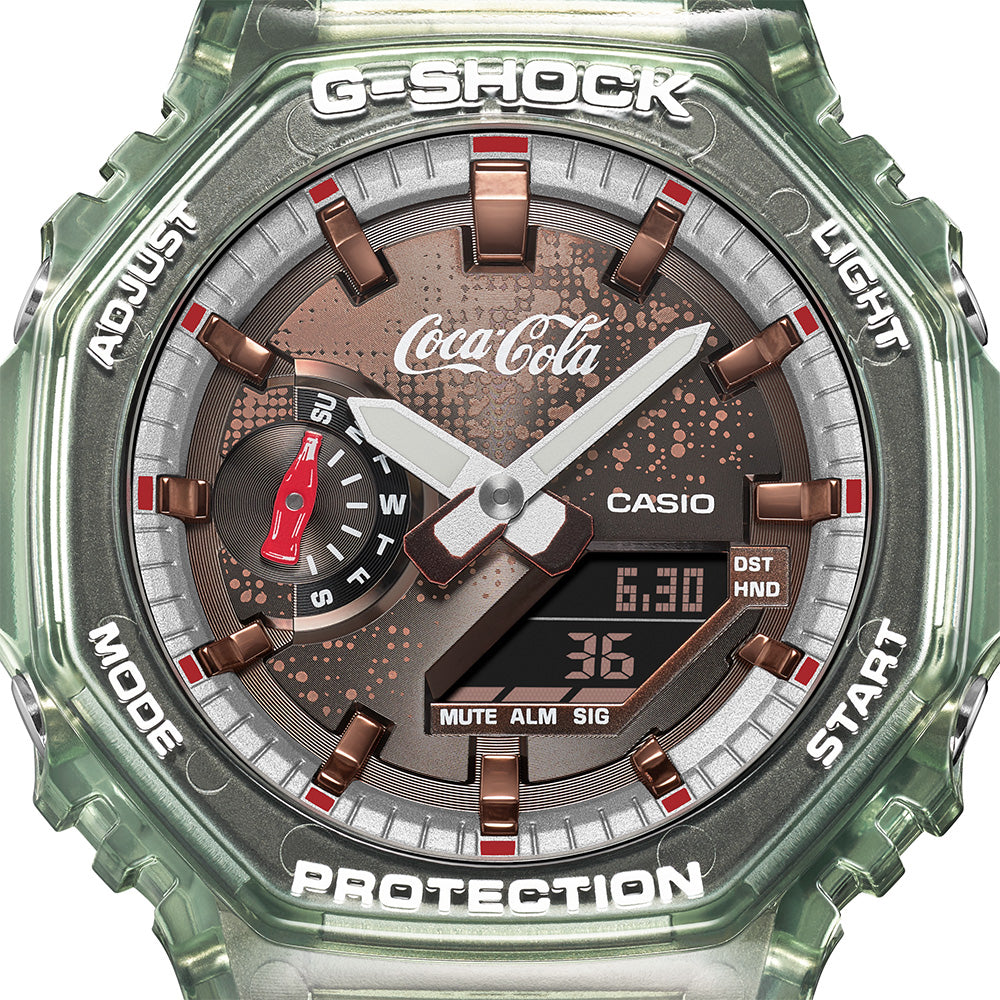Coca Cola X Casio G-Shock 2100 Series "Contour Bottle"