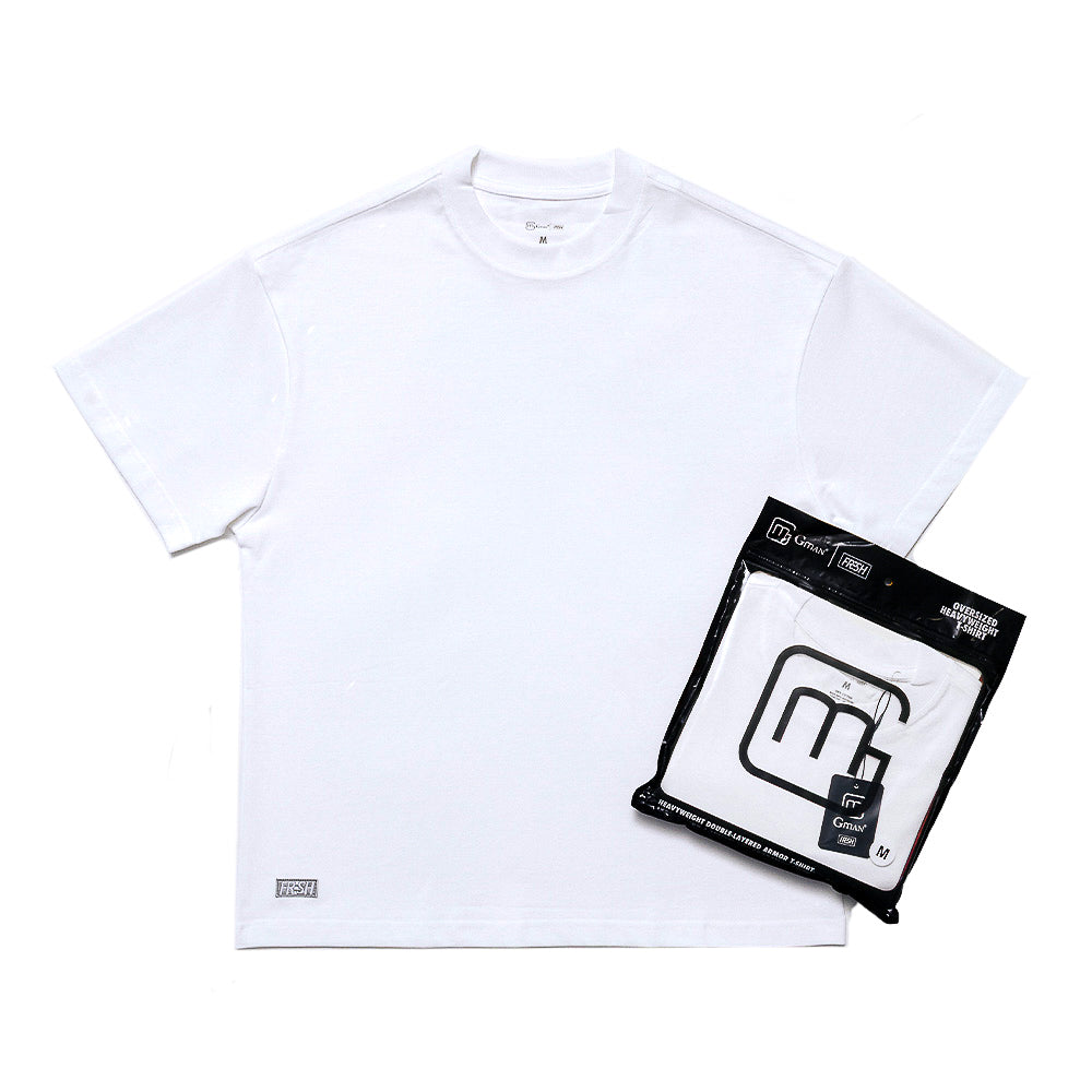 FRSH x G-Man OG White Heavyweight SS Tee