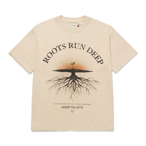 Honor The Gift  Leaf SS Tee - Mustard