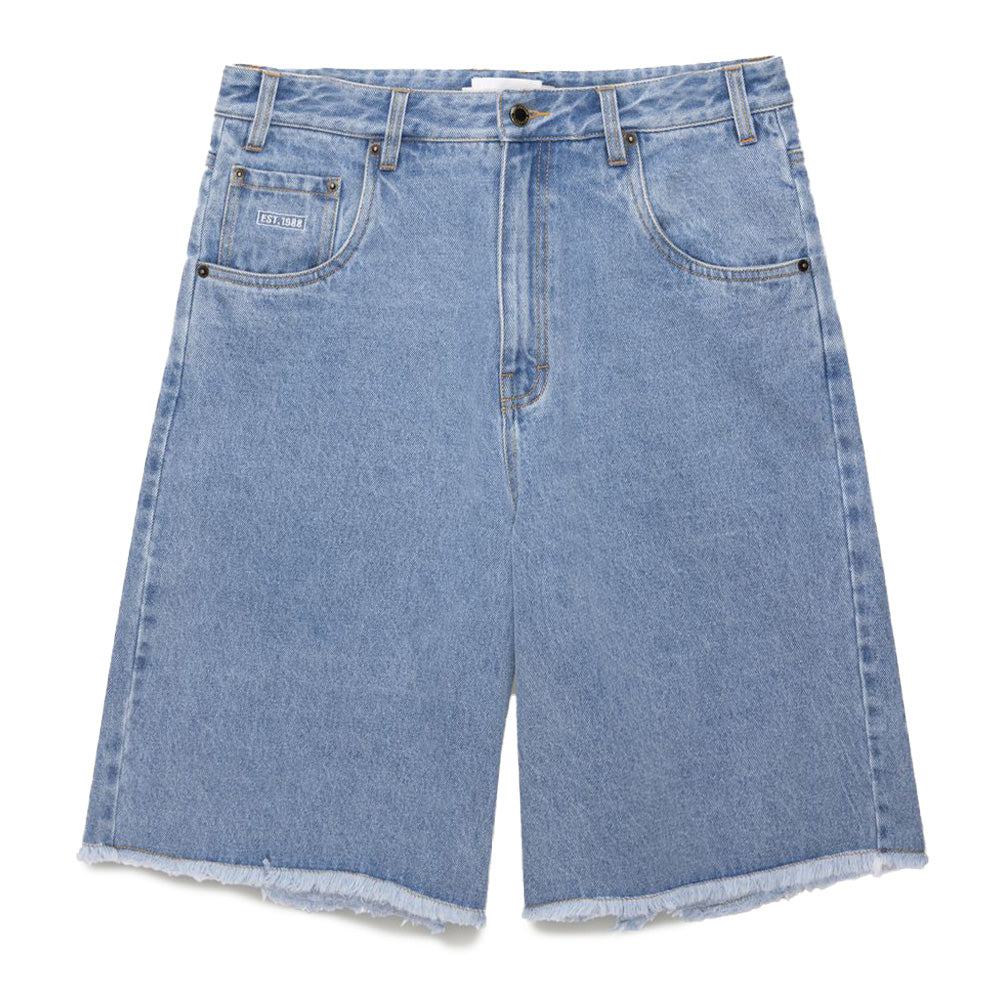 Honor The Gift Frayed Edge Bermuda Denim Short