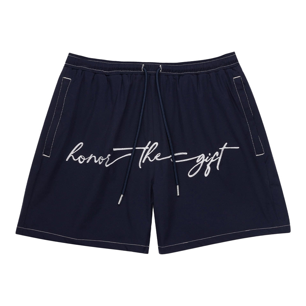 Honor The Gift Hybrid Cursive Nylon Water Short