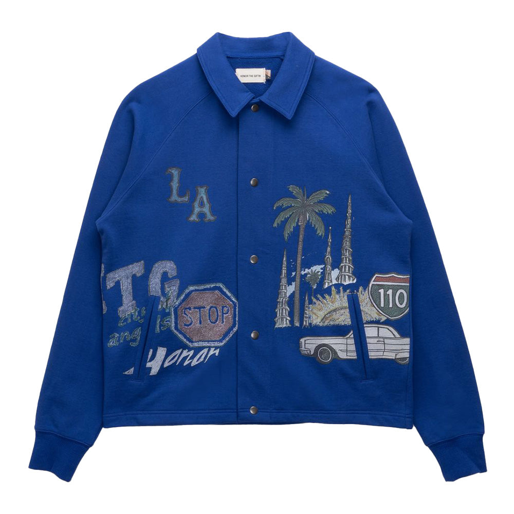 Honor the Gift All Over LA Fleece Coaches Jacket