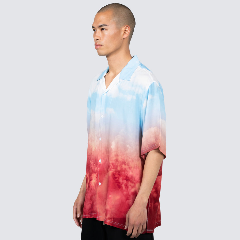 Pleasures Heaven and Hell SS Woven Button Down