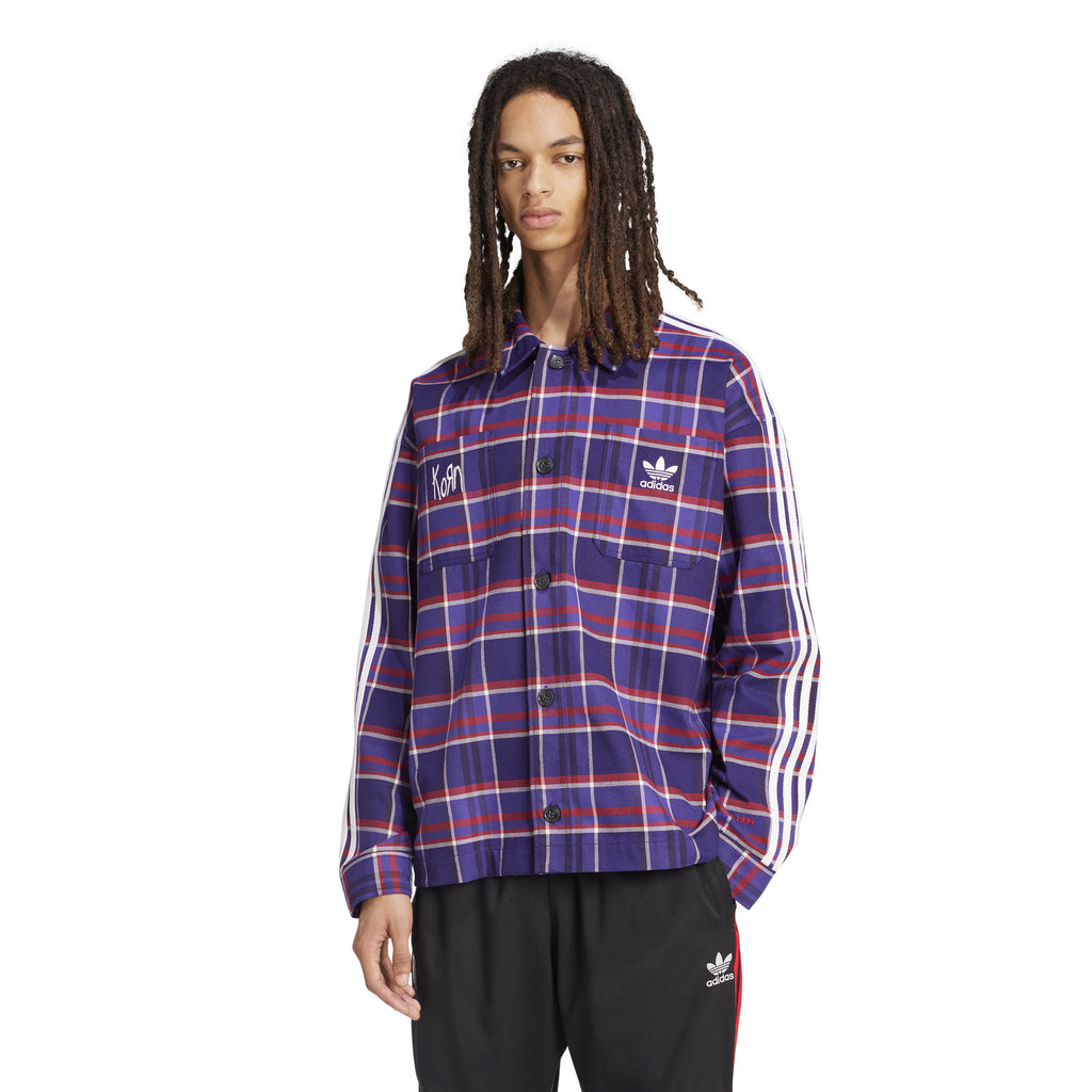 Korn X Adidas Originals LS Plaid Overshirt