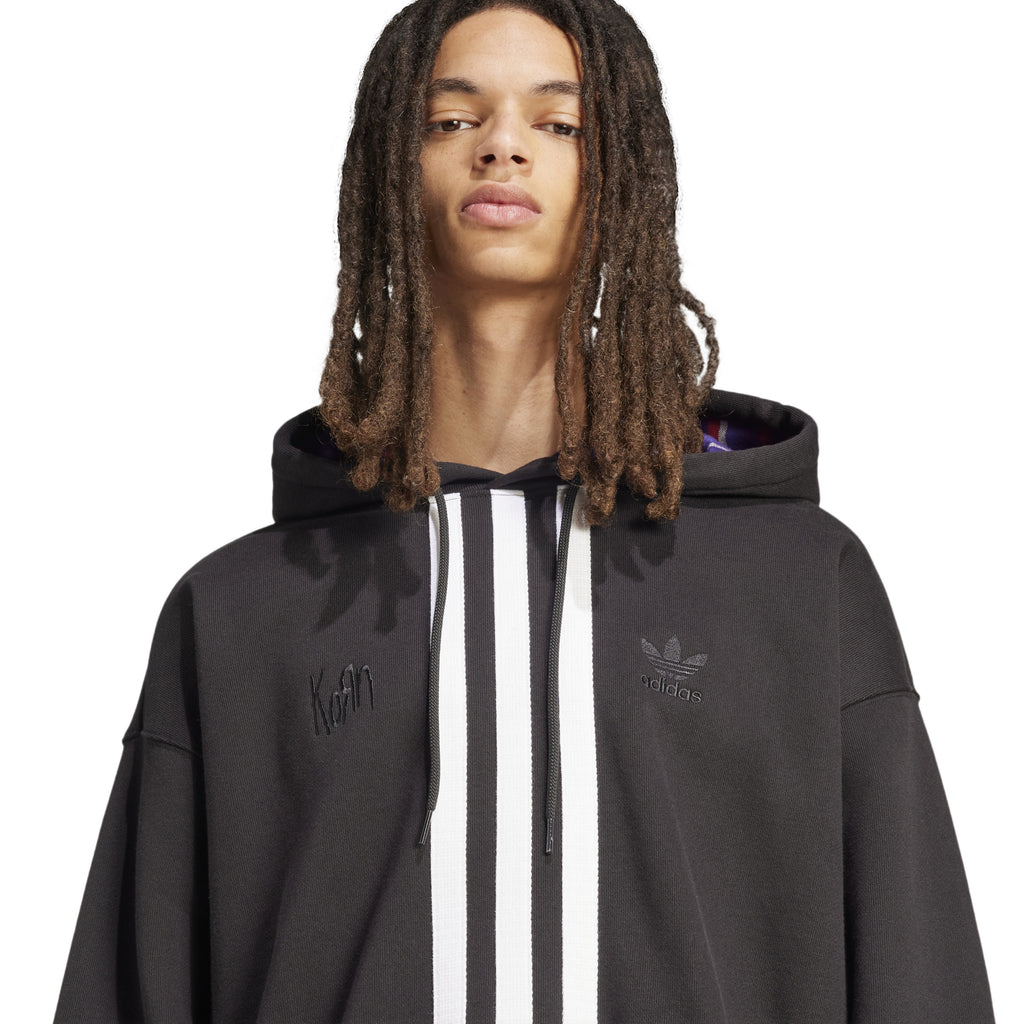 Korn X Adidas Originals 3 Stripes Pullover Hoodie