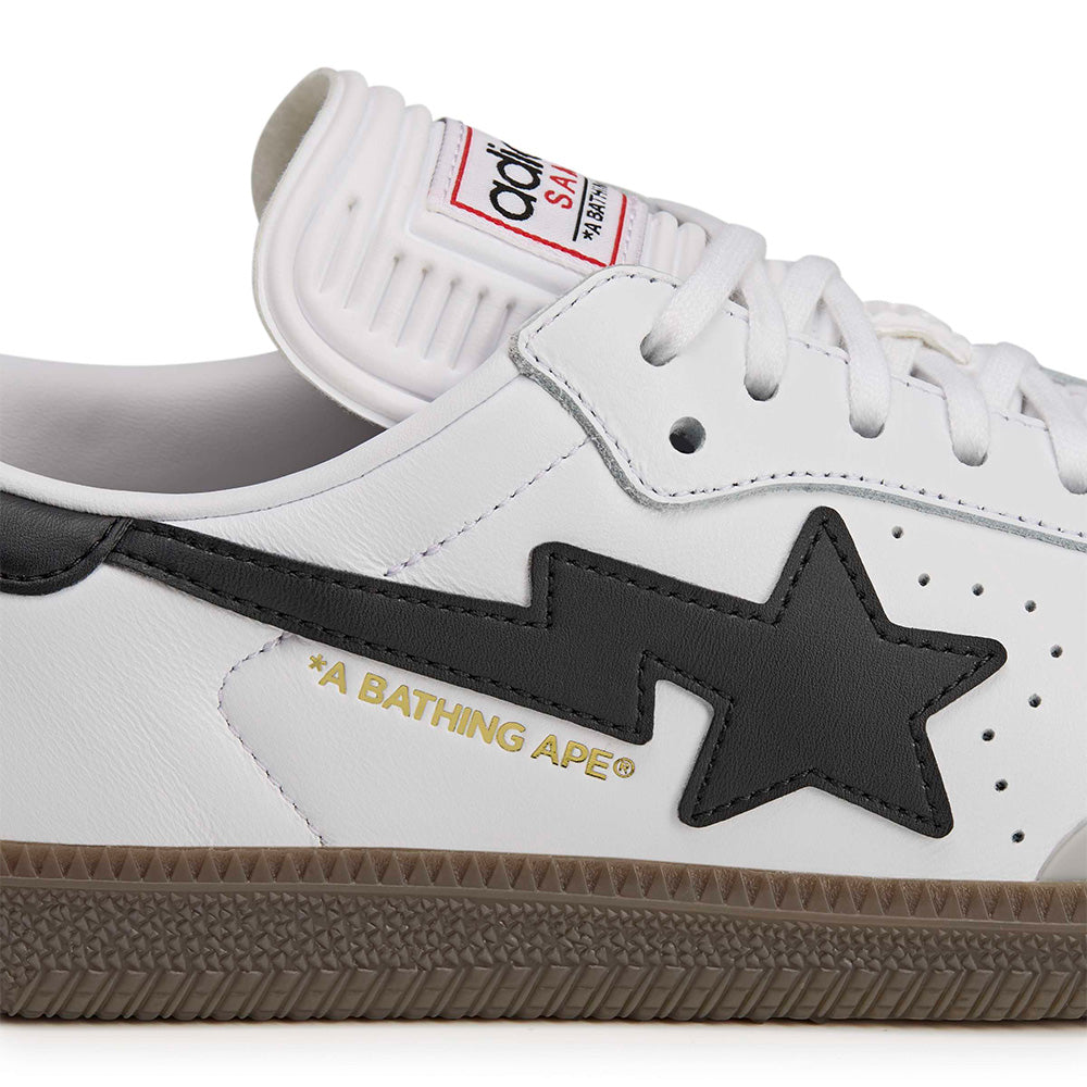 Bape X Adidas Samba - White