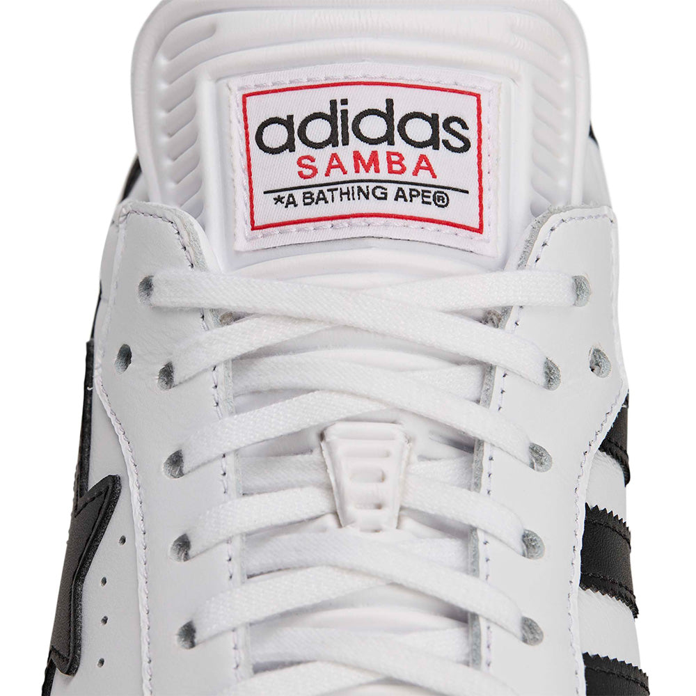 Bape X Adidas Samba - White