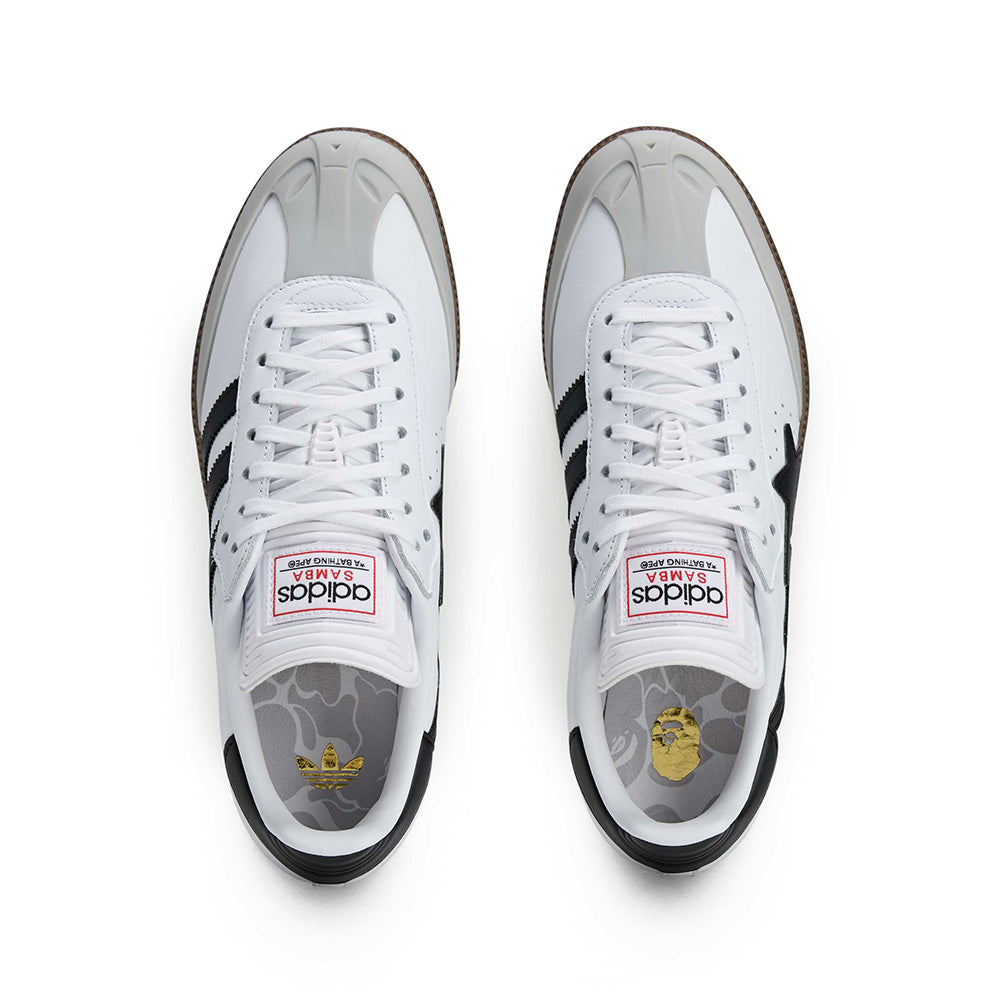 Bape X Adidas Samba - White