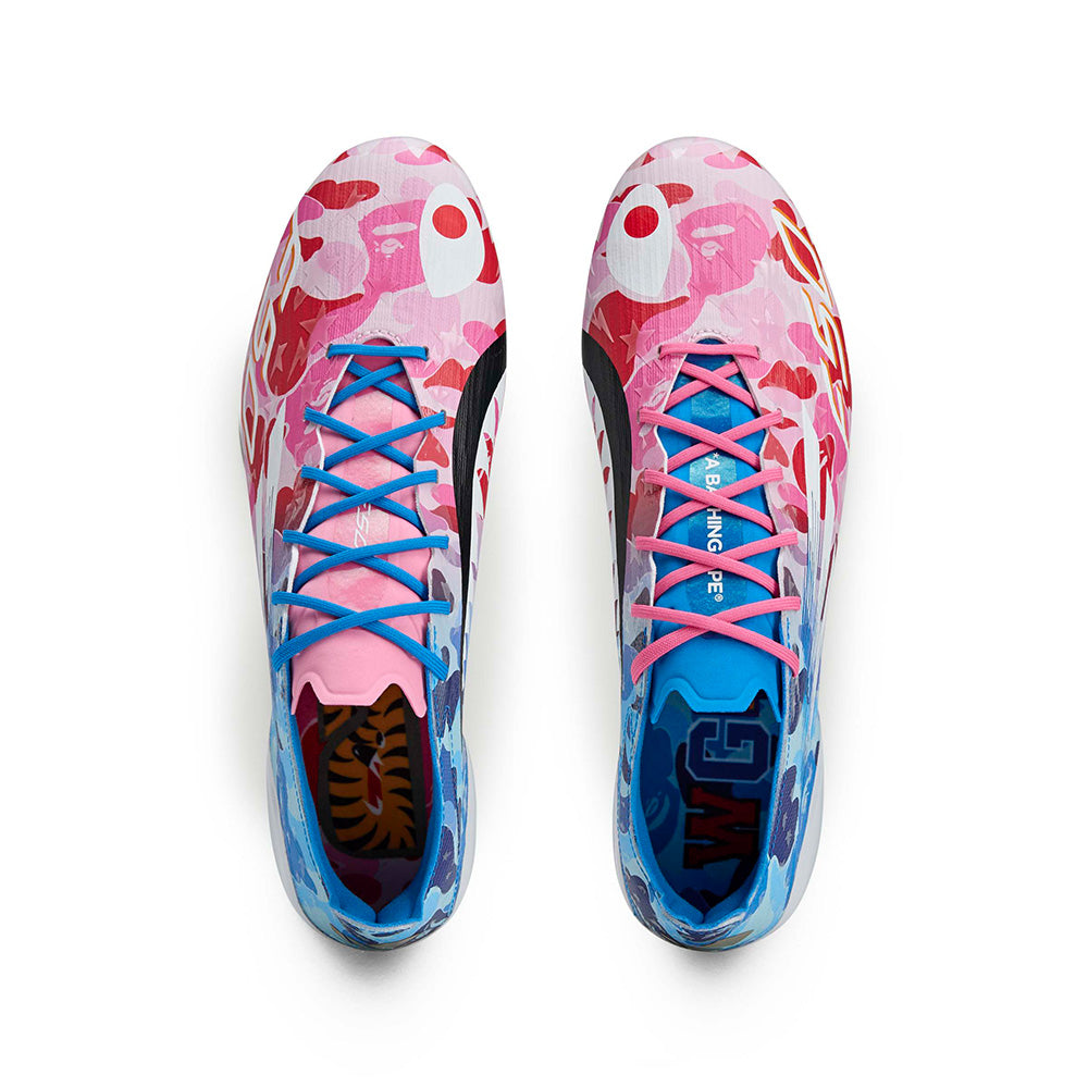 Bape X Adidas F50 Elite Firm Cleat - Pink Camo
