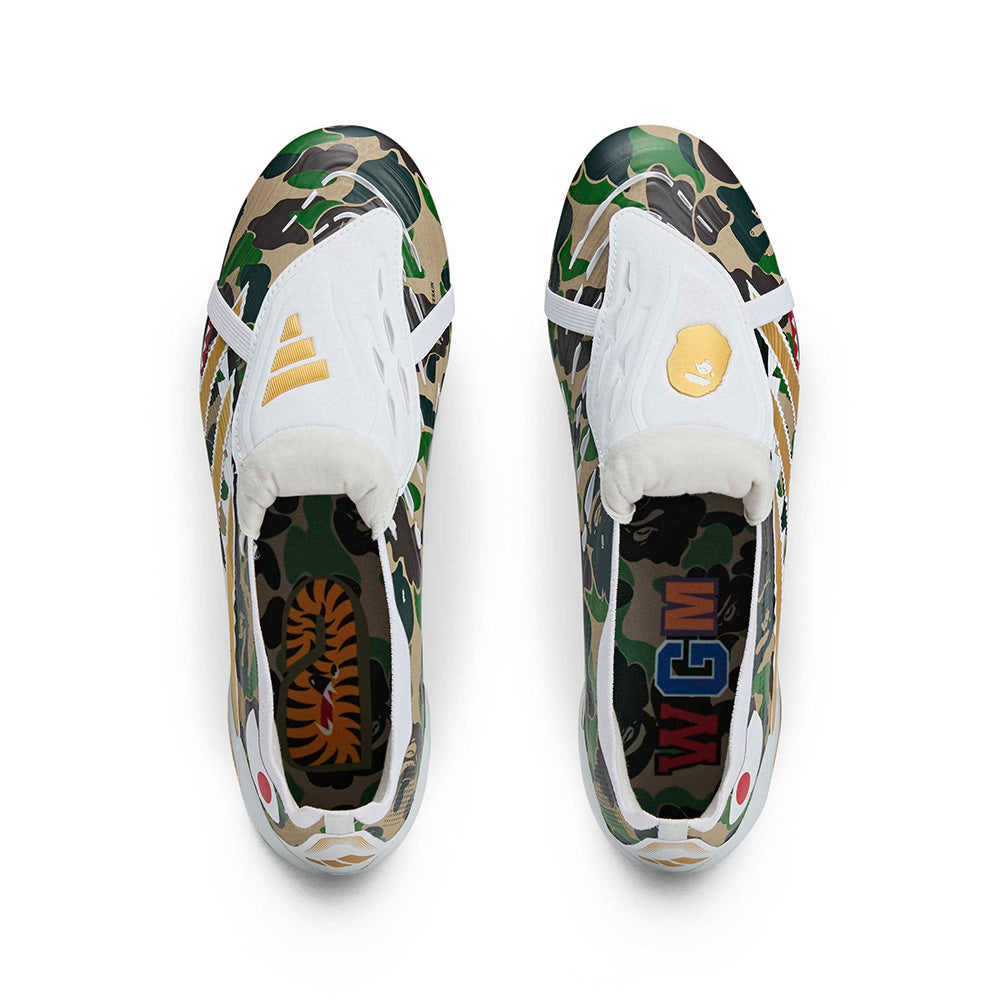 シューズ 26cm BAPE adidas Predator Elite FG CAMO Bape X Adidas Predator Elite Fold Over Tongue Firm Ground