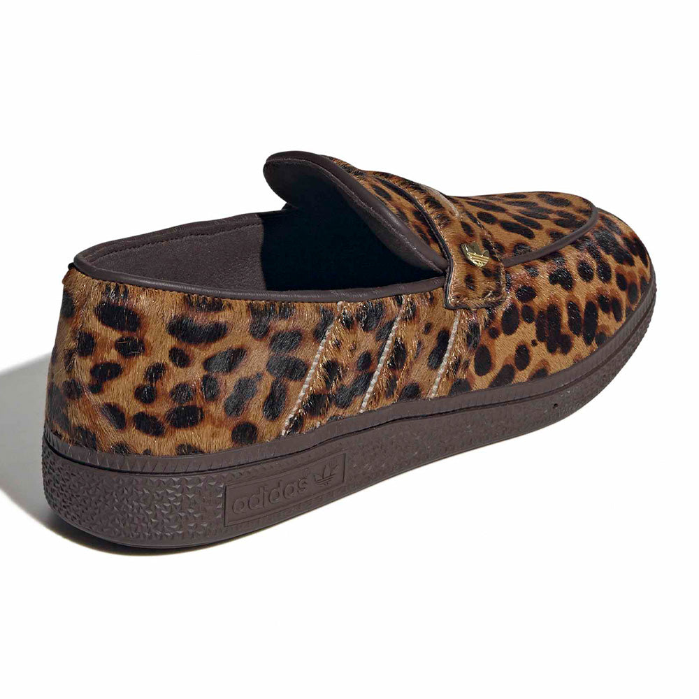 Adidas Women's Handball Spezial "Pony Hair" Loafer - Leopard