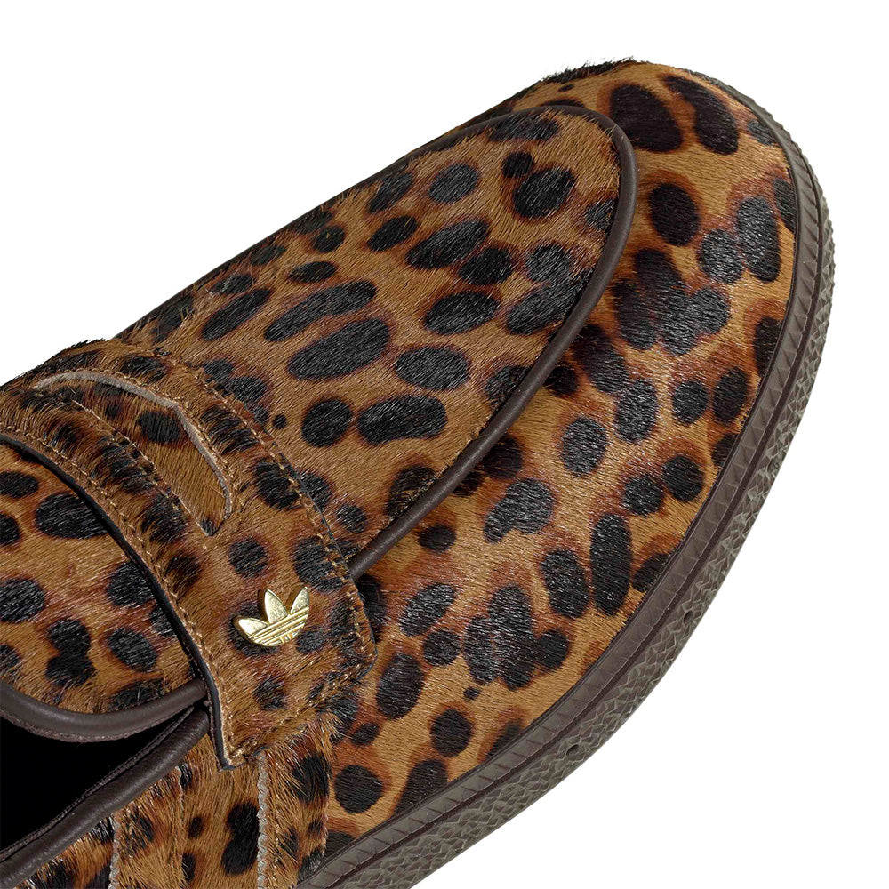 Adidas Women's Handball Spezial "Pony Hair" Loafer - Leopard