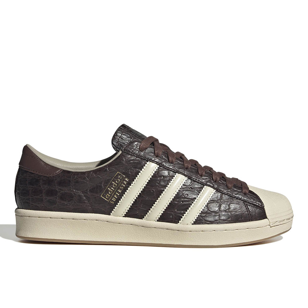 Adidas Superstar Vintage "Matte Croc" Aurora Coffee