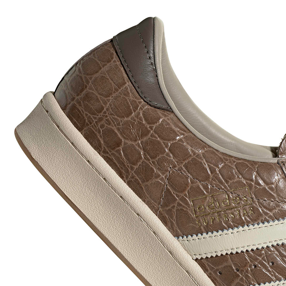 Adidas Superstar Vintage "Matte Croc" Chalk Brown