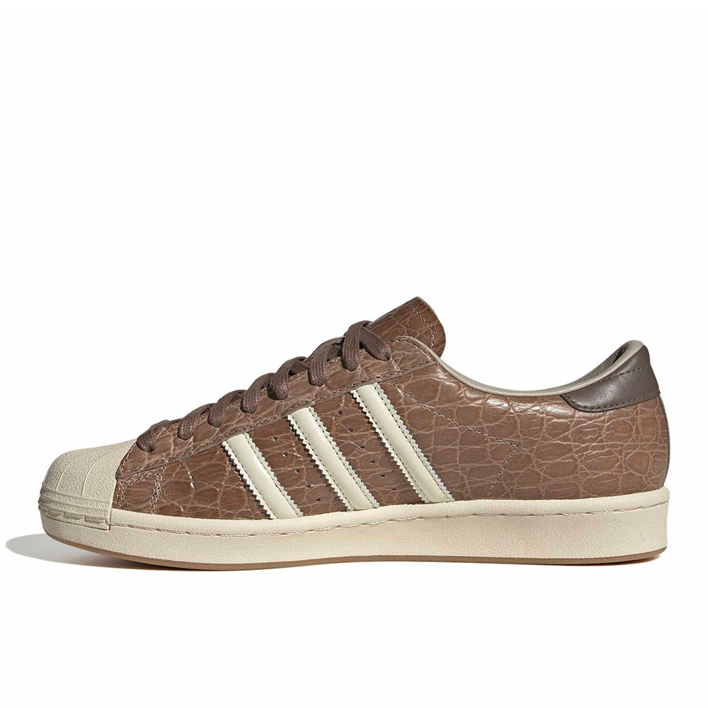 Adidas Superstar Vintage "Matte Croc" Chalk Brown