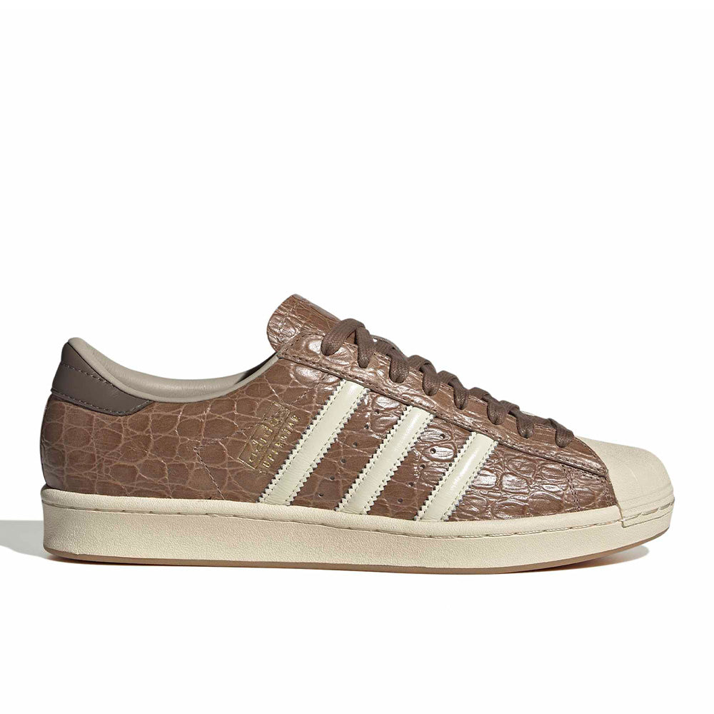 Adidas Superstar Vintage "Matte Croc" Chalk Brown