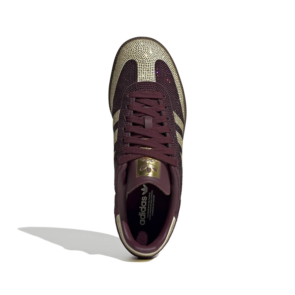 Adidas Women's Samba OG "Rhinestones" Maroon