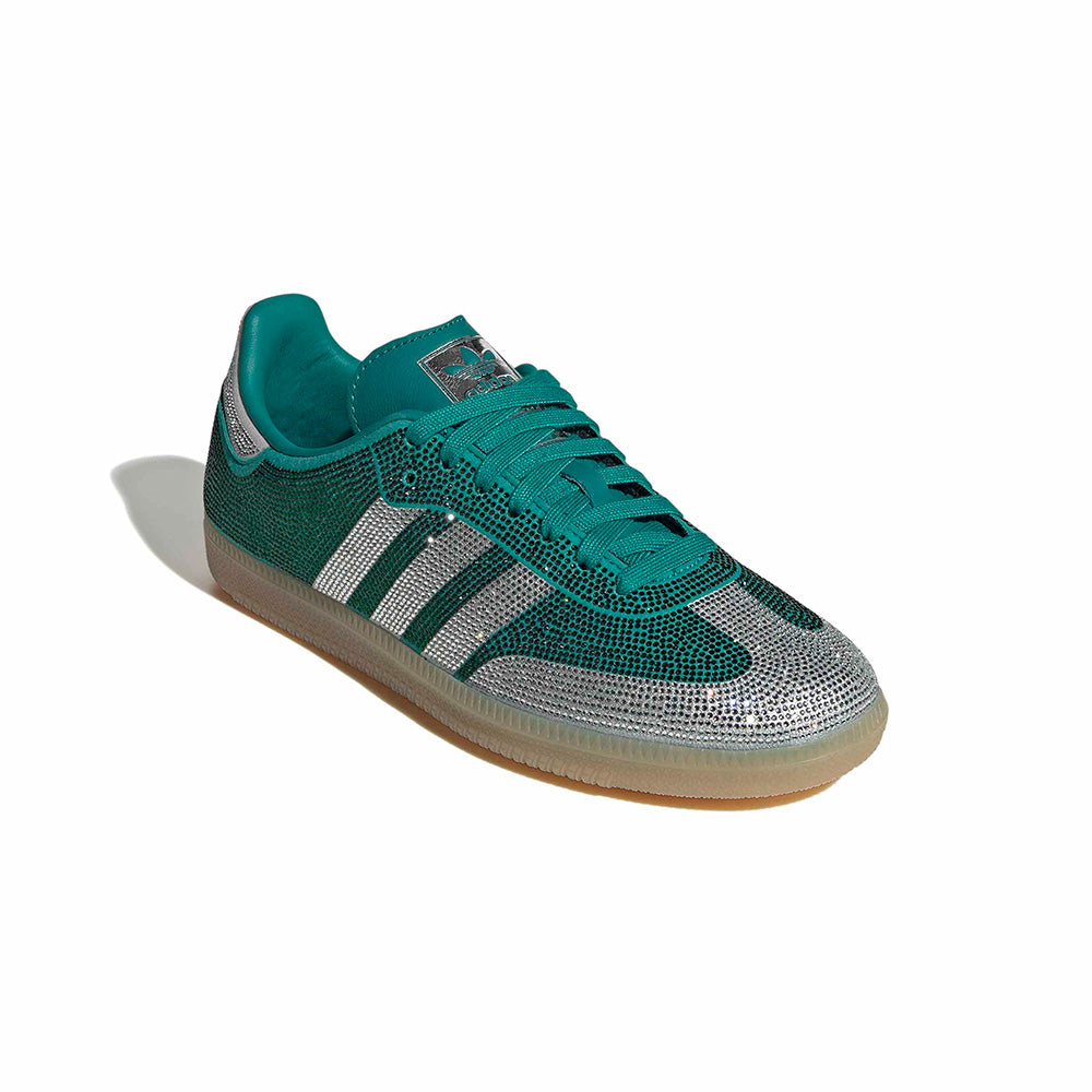 Adidas Women's Samba OG "Rhinestones" - Emerald Green