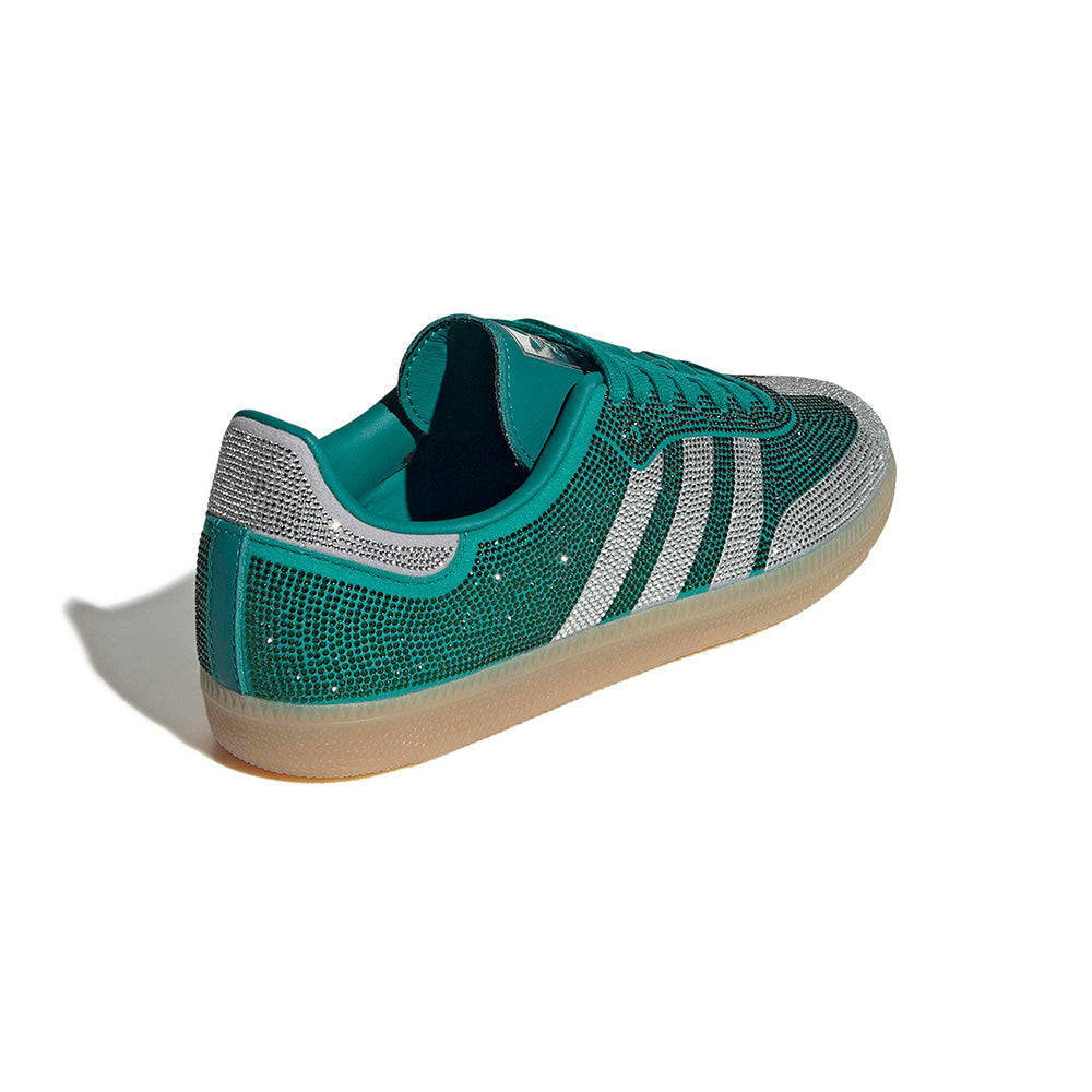 Adidas Women's Samba OG "Rhinestones" - Emerald Green