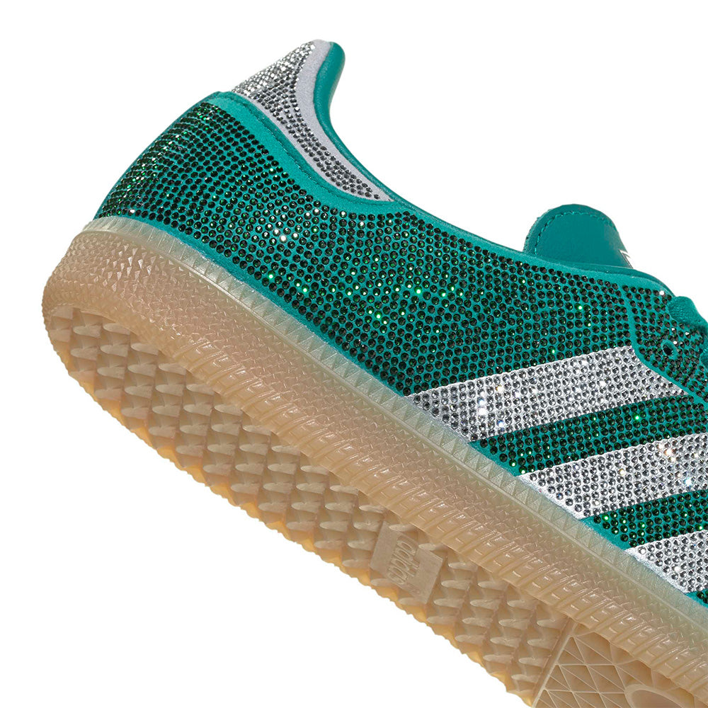 Adidas Women's Samba OG "Rhinestones" - Emerald Green
