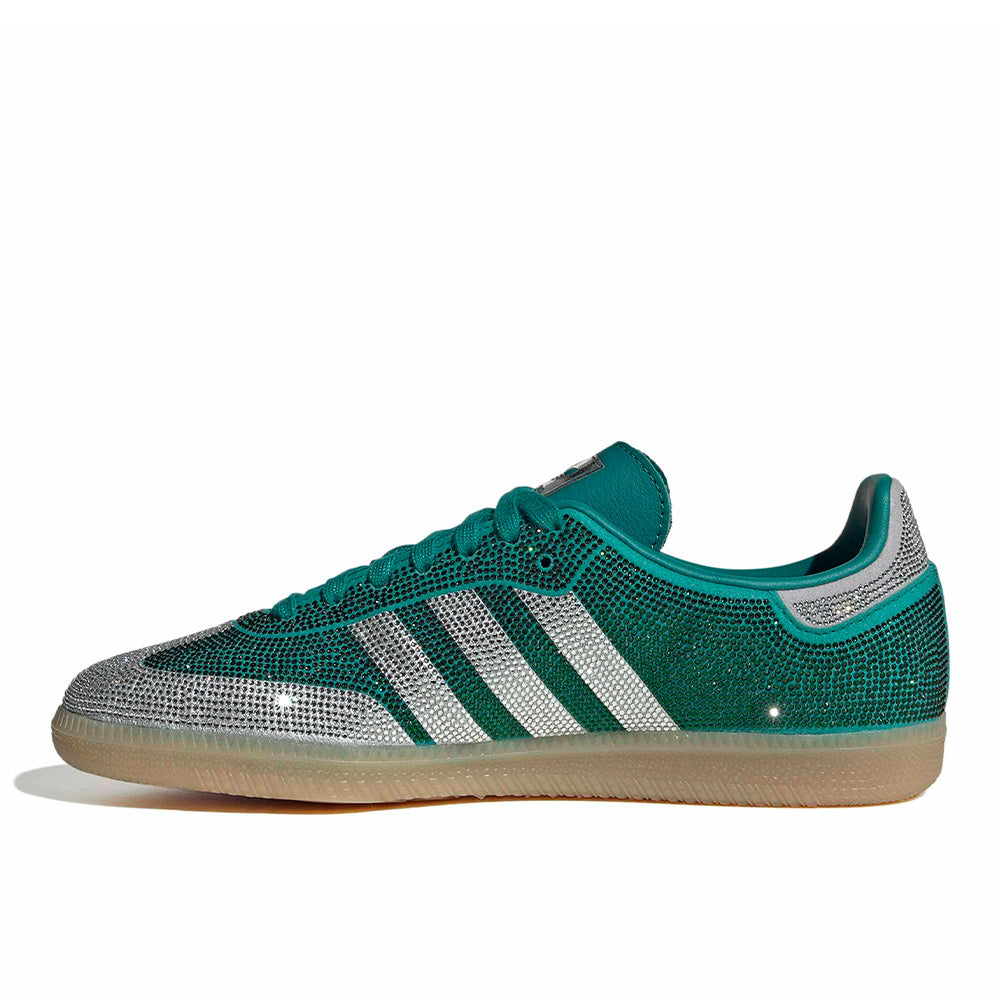 Adidas Women's Samba OG "Rhinestones" - Emerald Green