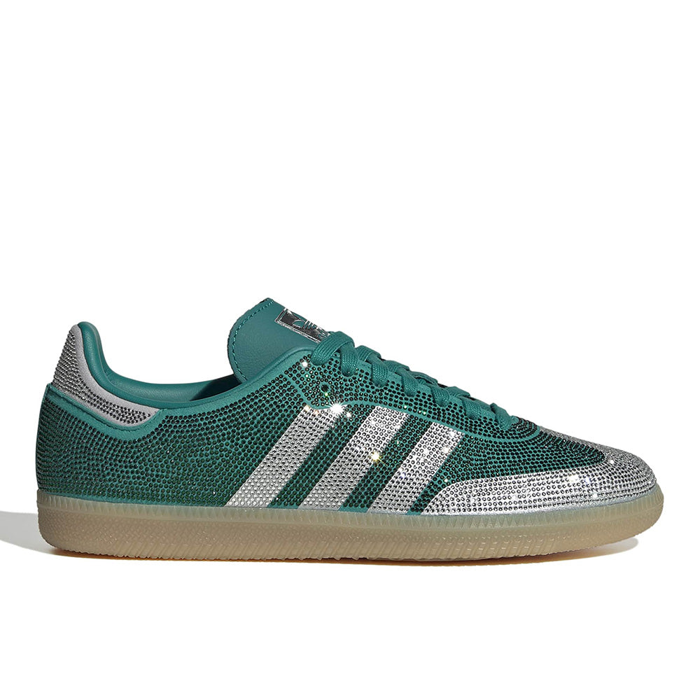 Adidas Women's Samba OG "Rhinestones" - Emerald Green
