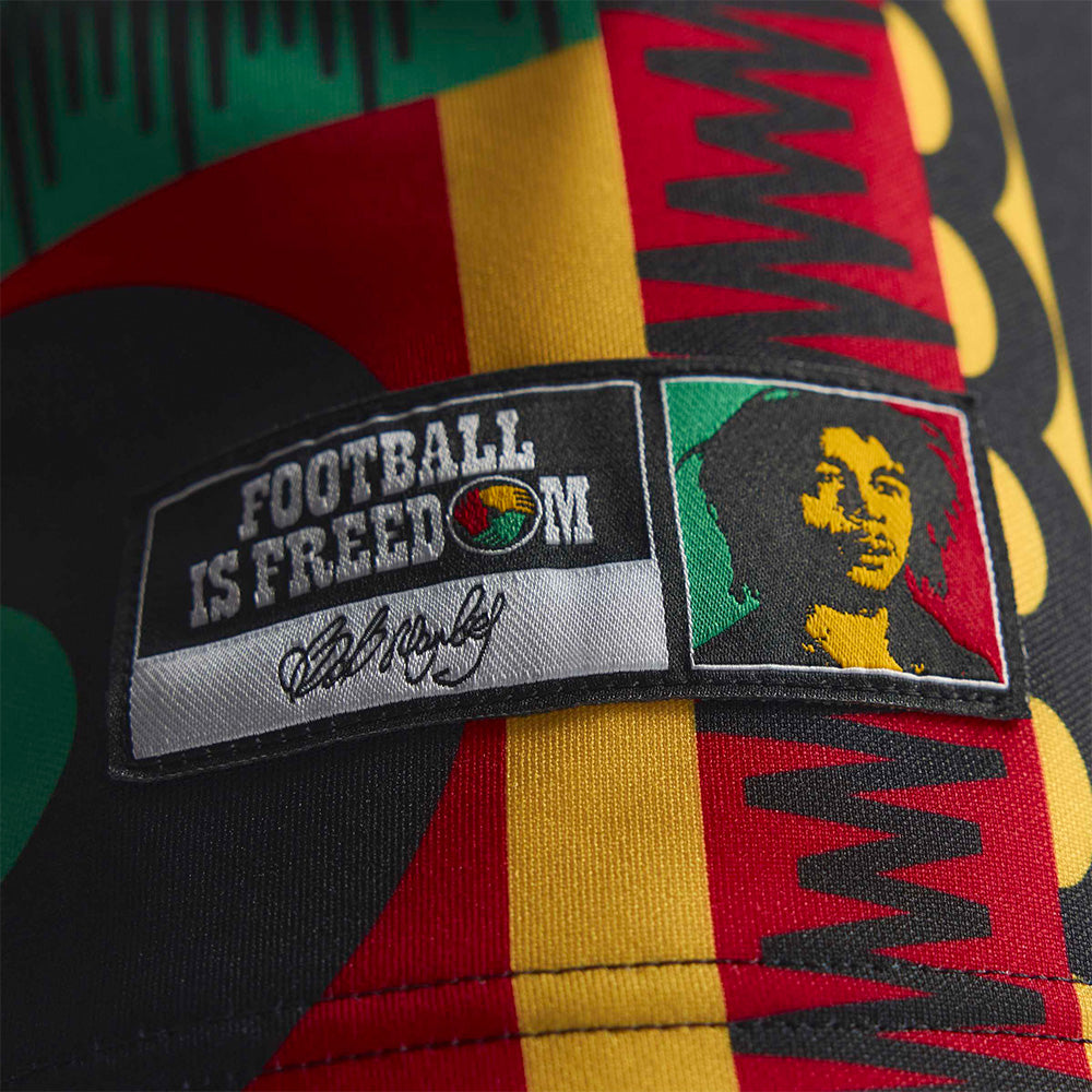 Jamaica FF X Bob Marley X Adidas Original Sound Heritage SS Jacquard Tee