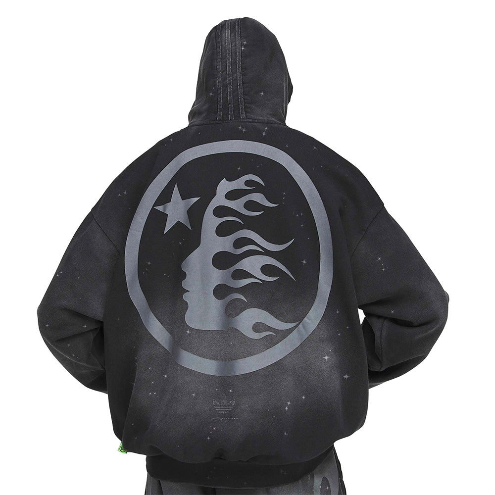Hellstar X Adidas Loose Fit Pullover Hoodie