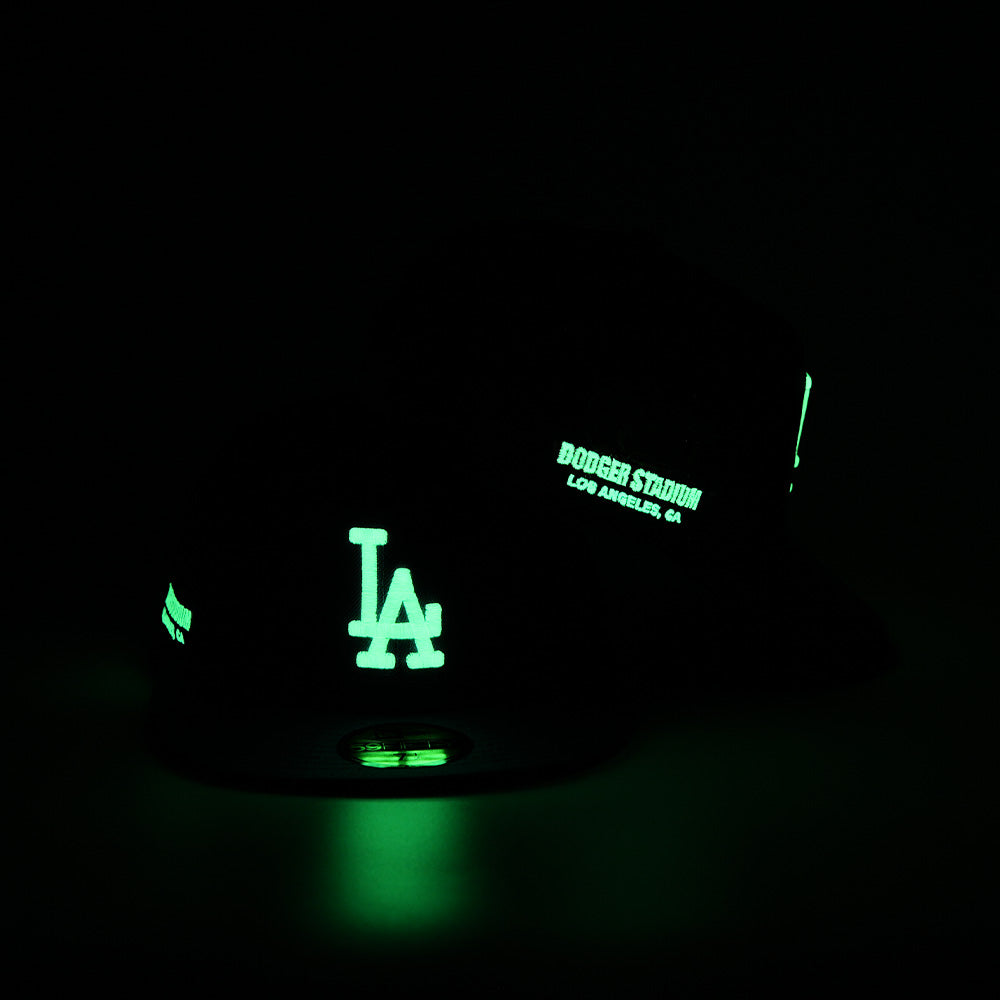 New Era 5950 Los Angeles Dodgers Stadium Patch "GLOW IN THE DARK"