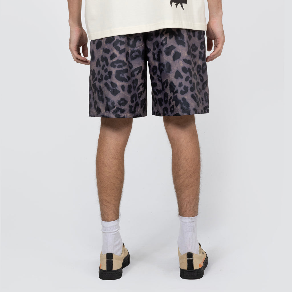 Pleasures Leopard Shorts - Brown