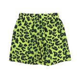 Pleasures Leopard Runner Shorts - Lime