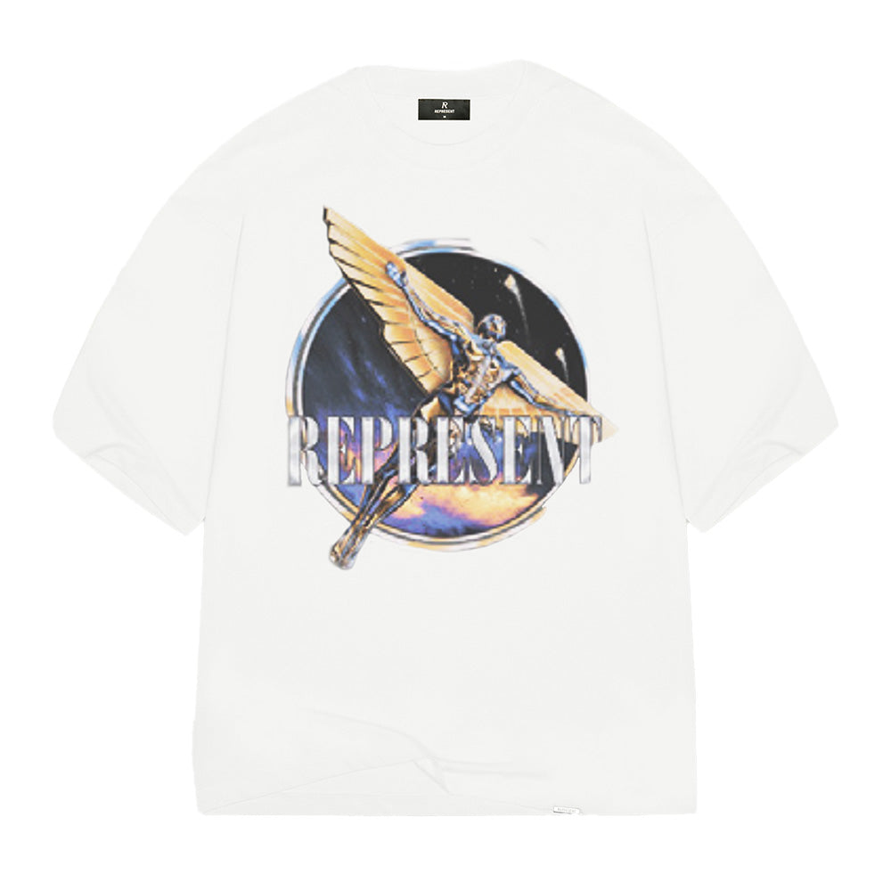 Flat White Represent Tee Represent Represent Elegance In Motion T