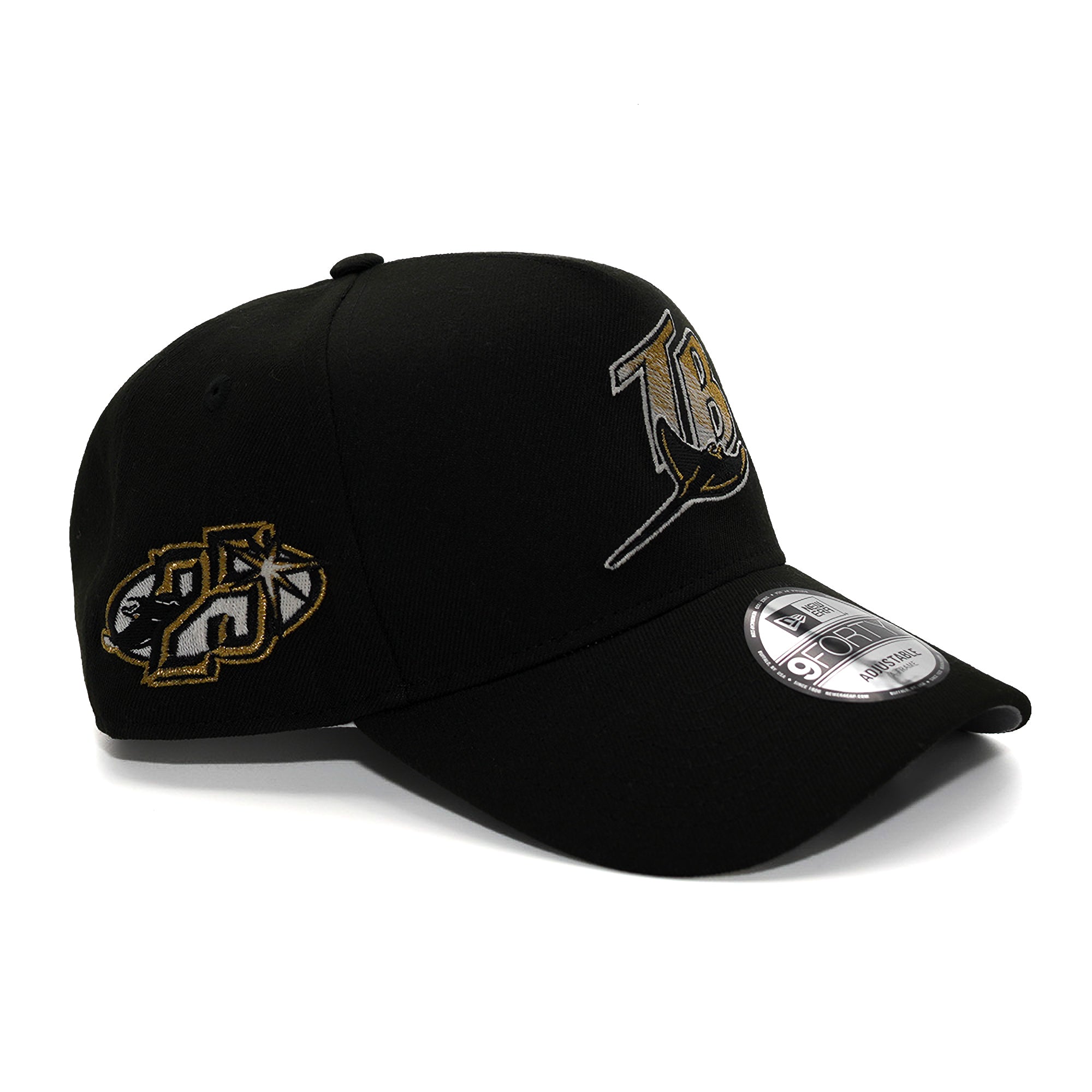 New Era 940 A-Frame Tampa Bay Rays "25 Seasons" Metallic Gold Snapback - FRSH Exclusive