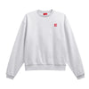 The North Face Red Box Crewneck Sweater - Heather Grey