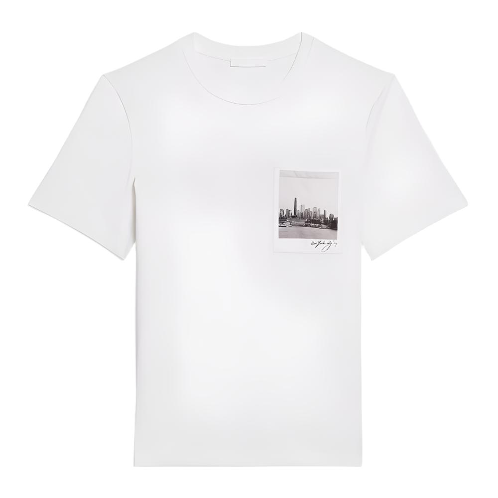Helmut Lang New York Skyline Postcard SS Tee