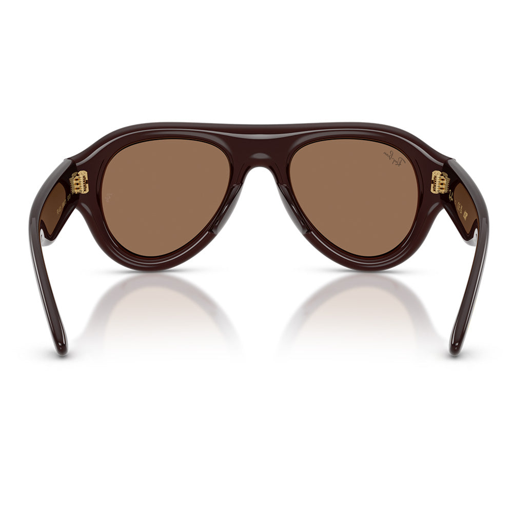 A$AP Rocky x Ray-Ban Aviator Puffer - Transparent Brown/Dark Down