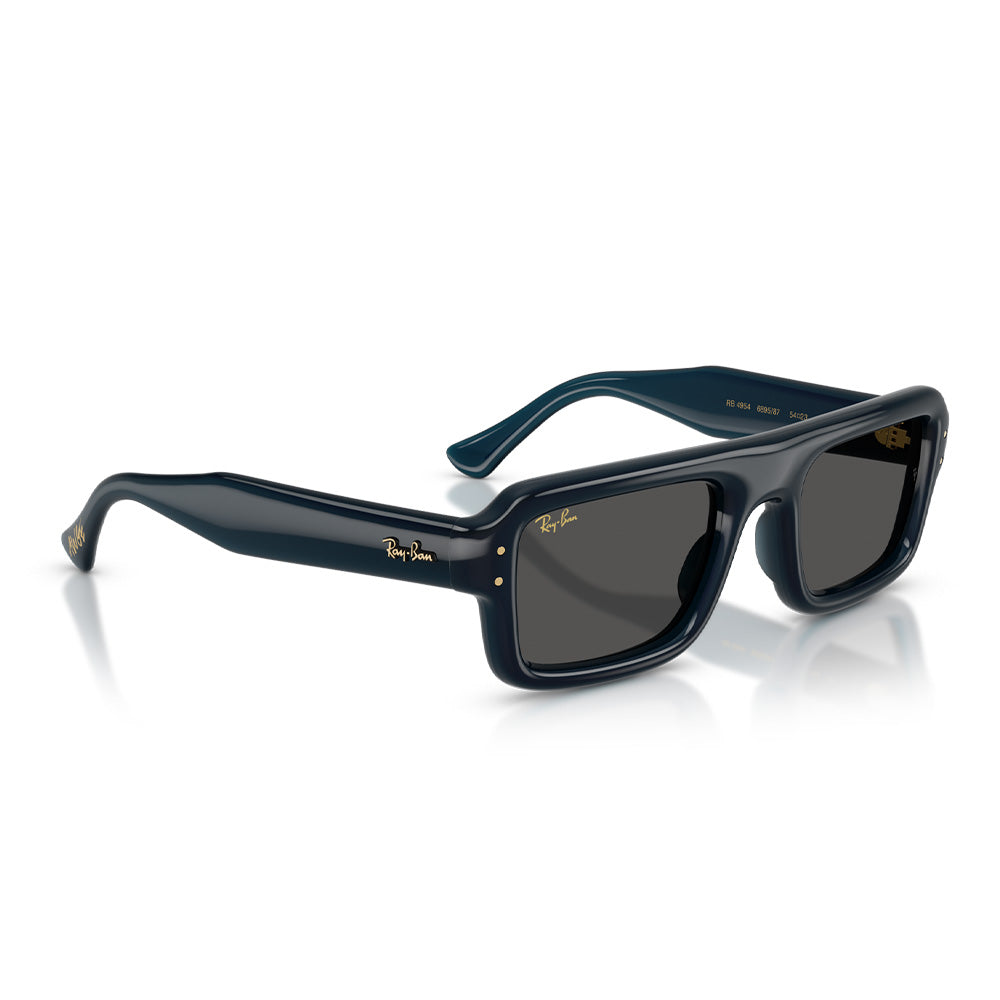 A$AP Rocky x Ray-Ban Flacko Puffer - Transparent Blue/Dark Grey Lense