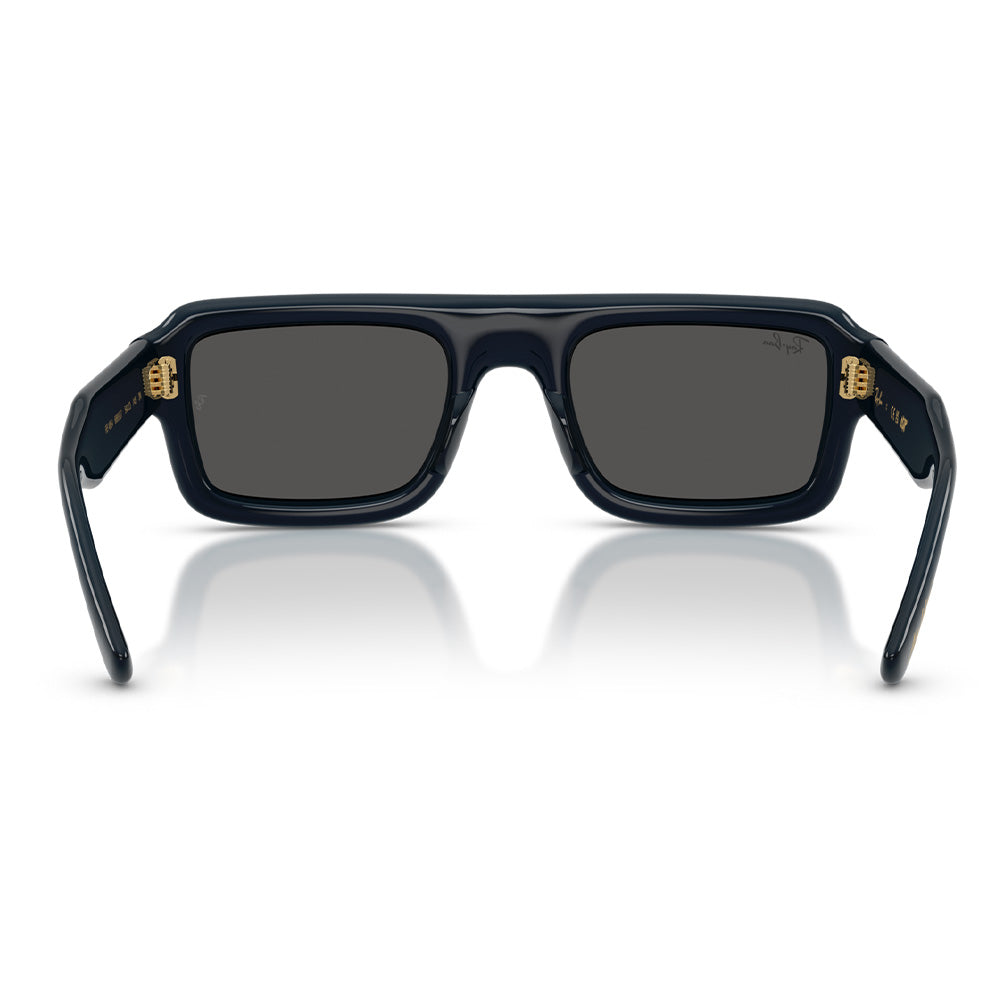 A$AP Rocky x Ray-Ban Flacko Puffer - Transparent Blue/Dark Grey Lense