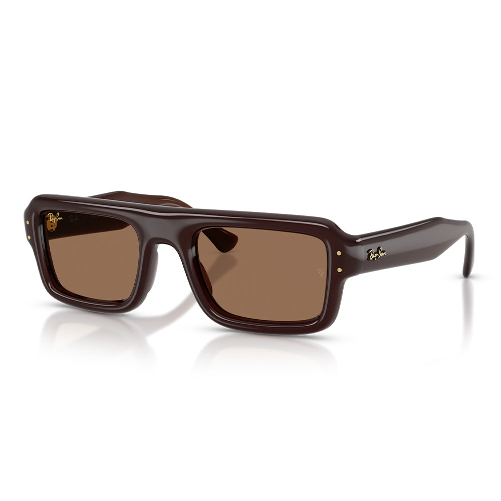 A$AP Rocky x Ray-Ban Flacko Puffer - Transparent Brown/Dark Brown Lense