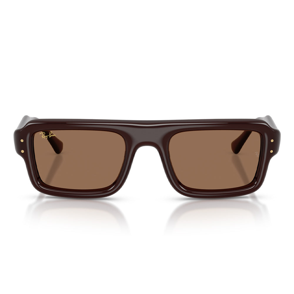 A$AP Rocky x Ray-Ban Flacko Puffer - Transparent Brown/Dark Brown Lense