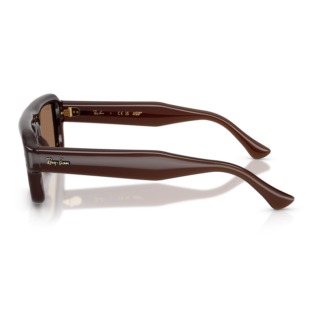 A$AP Rocky x Ray-Ban Flacko Puffer - Transparent Brown/Dark Brown Lense