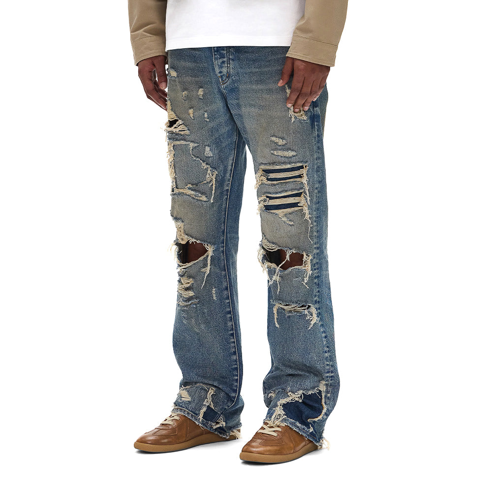 Purple Repair Blowout Denim - Straight Fit
