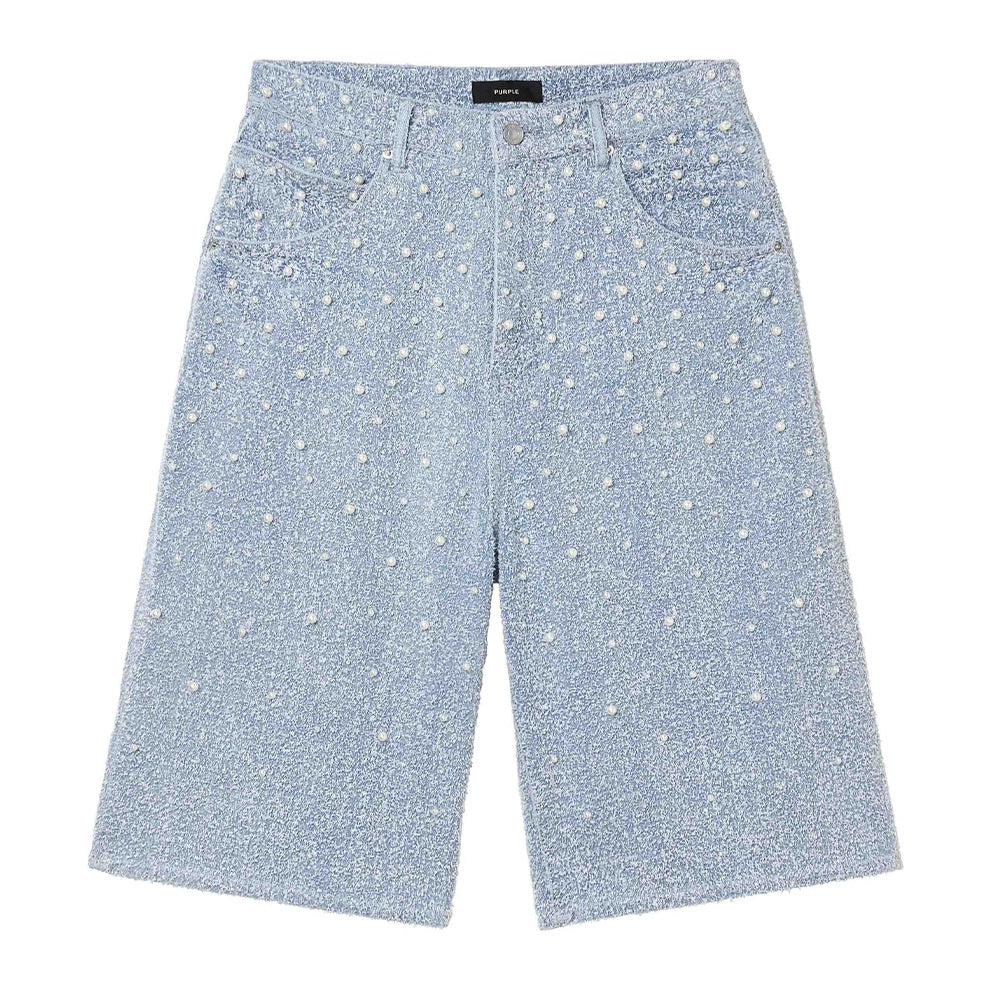 Purple Textured Pearl Short - Long