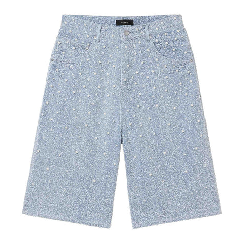 Purple Textured Pearl Short - Long